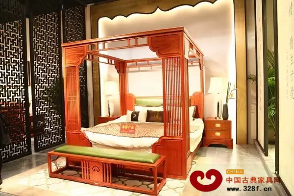 国寿红木东莞名家具展展出的新明式红木家具品牌——世外桃源新品