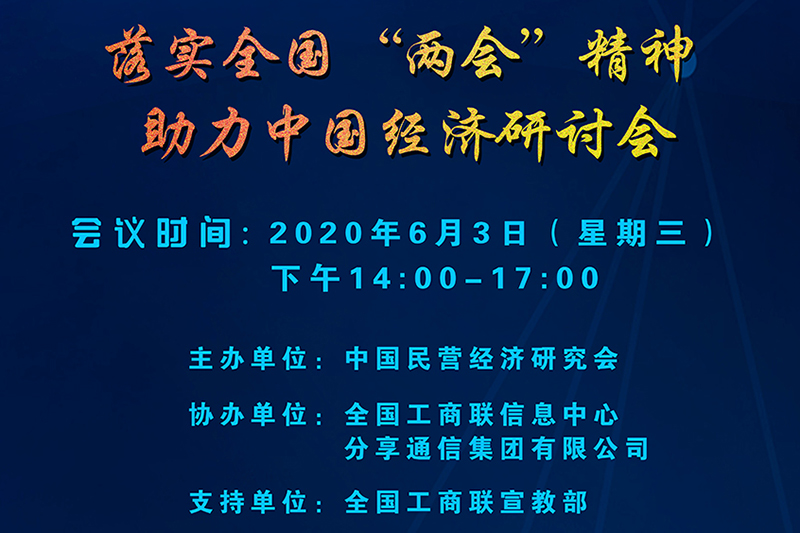 中国民营经济研究会专家落实全国&ldquo;两会&rdquo;精神助力中国经济研讨会