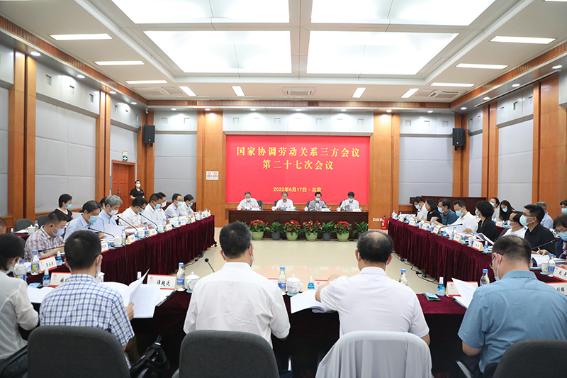 鲁勇出席国家协调劳动关系三方会议第二十七次会议